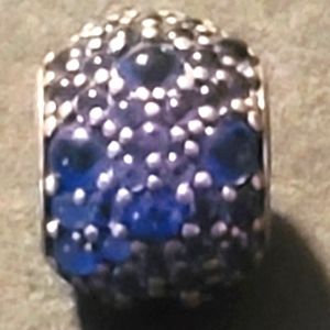 Pandora blue pave charm